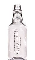 Бутылка пластиковая прозр. 473мл Diamond Detail 16oz HH PET "Scale on Bottle" SS#:21-200 