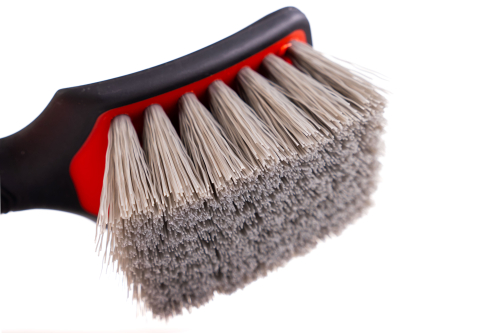 DOFR Щетка для чистки резины, Ultra Grip Tire Brush, Soft (red with grey hair) фото 4