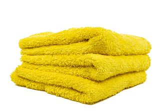 Комплект 3 шт. Полотенце Boost Plush цв.Желтый микрофибра 40*40см Premium buffing towel (500)