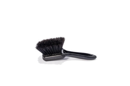 Щетка 23см(волос кабана) Wheel Brush 9" Epoxy Set Black Boar Hair 9" OAL, POLY HANDLE, 2.5" TRIM OUT