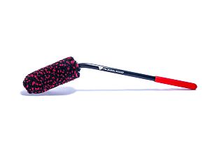 Щетка большая угловая 46см с красной ручкой Wheel Woolies® Caliper Brush 18" Red/blk Red Grip  