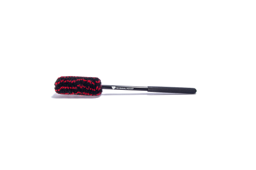 Щетка средняя 30см с черной ручкой Wheel Woolies®brush 12" Medium Red/black Blk Grip 