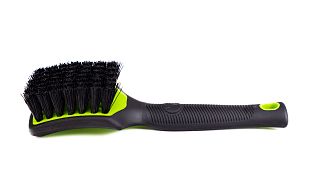 DOFR Щетка для чистки резины, Ultra Grip Tire Brush, Medium (green with black hair)
