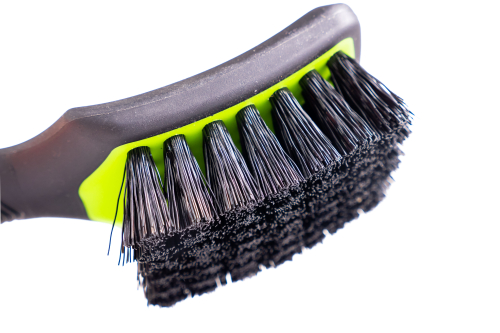 DOFR Щетка для чистки резины, Ultra Grip Tire Brush, Medium (green with black hair) фото 4