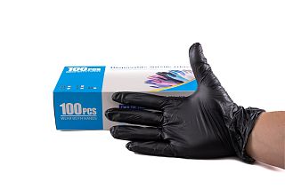 Нитриловые перчатки, N115, Disposable nitrile gloves